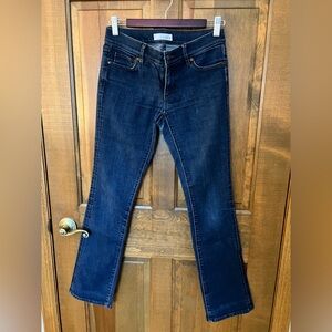 LOFT Petite Modern Boot Dark Wash Jeans